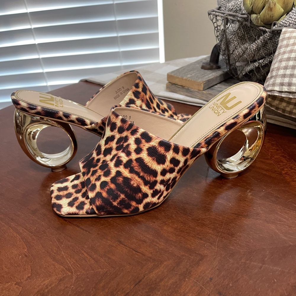 Ninety Union Leopard Mod sandals